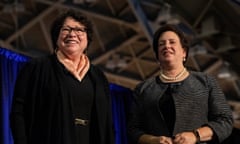 Associate Justices of the Supreme Court of the U.S. Sonia Sotomayor and Elena Kagan recieve applause during Princeton University’s “She Roars: Celebrating Women at Princeton” conference in Princeton<br>Sonia Sotomayor and Elena Kagan (R), Associate Justices of the Supreme Court of the U.S., recieve applause during Princeton University’s “She Roars: Celebrating Women at Princeton” conference in Princeton, New Jersey, U.S., October 5, 2018. REUTERS/Dominick Reuter