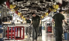 The Jaguar assembly plant in Castle Bromwich, UK.