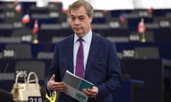 Nigel Farage at the European parliament