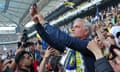 José Mourinho is unveiled as Fenerbahce’s new manager in front of thousands of supporters.