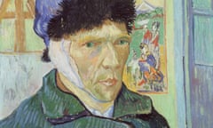 Self-portrait with bandaged ear, 1889, by Vincent van Gogh