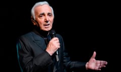 Charles Aznavour at the Olympia, Paris, in 2011.