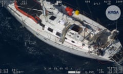 Tasman Sea SAR image from the Australian Maritime Safety Authority