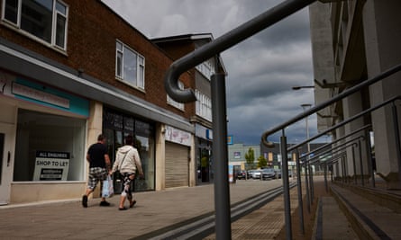 Empty shops in the town centre