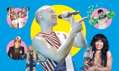 Say Cheese … (clockwise from top left) Bucks Fizz, Käärijä, Loreen, Olly Alexander, Sam Ryder and Katrina.