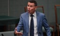 Liberal member for Bowman Andrew Laming before Question Time in the House of Representatives at Parliament House in Canberra, Wednesday, May 12, 2021. (AAP Image/Mick Tsikas) NO ARCHIVING