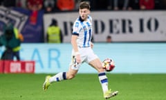 Kieran Tierney in action for Real Sociedad