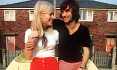 CD-2 George Best 1<br>Manchester United star George Best poses with former fiancee Eva on Best's Lotus Elan car. Please credit: Popperfoto. Please note: NO CREDIT - FEE DOUBLED.
