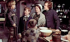 1970, SCROOGE<br>RICHARD BEAUMONT, HIS FREIND, FRANCES CUKA & DAVID COLLINGS 
Character(s): Tiny Tim,,Mrs. Cratchit & Bob Cratchit 
Film 'SCROOGE' (1970) 
Directed By RONALD NEAME 
05 November 1970 
SS1587 
Allstar/WATERBURY 
**WARNING**
This Photograph is for editorial use only and is the copyright of WATERBURY
 and/or the Photographer assigned by the Film or Production Company & can only be reproduced by publications in conjunction with the promotion of the above Film.
A Mandatory Credit To WATERBURY is required.
The Photographer should also be credited when known.
No commercial use can be granted without written authority from the Film Company.