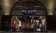 A Ted Baker store at London Bridge station.