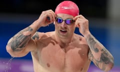 England’s Adam Peaty looks on after his victory in the men’s 50m breaststroke semi-final on day four of the 2022 Commonwealth Games in Birmingham.