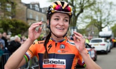 2017 Tour de Yorkshire - 29 Apr 2017<br>Mandatory Credit: Photo by Alex Whitehead/SWpix.com/REX/Shutterstock (8771556d)
Boels Dolmans' Lizzie Deignan celebrates winning the race.
2017 Tour de Yorkshire - 29 Apr 2017