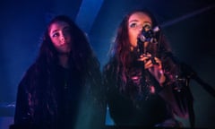 Let's Eat Grandma Perform At Electrowerkz<br>LONDON, ENGLAND - JUNE 01: Jenny Hollingworth and Rosa Walton of Let's Eat Grandma performs at Electrowerkz on JUNE 01, 2016 in London, England. (Photo by Venla Shalin/Redferns)