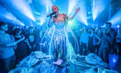 Charlotte Church Performs Sci-Fi UV Show In London