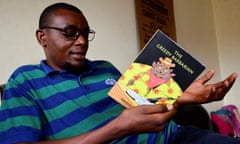 Ugandan novelist Kakwenza Rukirabashaija reading his book The Greedy Barbarian