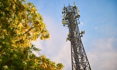 A mobile phone tower