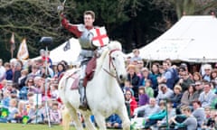 St George’s Day celebrations at an English Heritage property