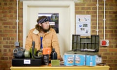 Lincoln Miles at his prepping shop in Roxton, Bedfordshire