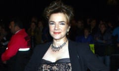 Janet Andrewartha at the national television awards in London in 2002