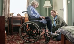 Sheridan Smith as Jenny, right, looking after her mother Mary, played by Alison Steadman, in the drama Care.