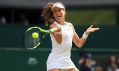 The British tennis player Johanna Konta