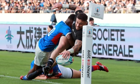 Rugby World Cup: France squeeze past Tonga and New Zealand beat Namibia 71-9 – video highlights