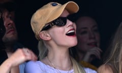 The actress Anya Taylor-Joy in the crowd watching The Last Dinner Party at Glastonbury last month.