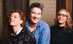 neko case, kd lang and laura veirs colour portrait