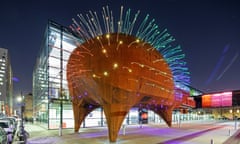 Spine-tingling … the Neuron Pod education centre at Queen Mary University of London.