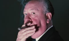 Alfred Hitchcock with Cigar in 1956