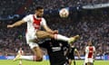 Noussair Mazraoui in action for Ajax