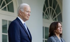 President Joe Biden and vice-president Kamala Harris in May.