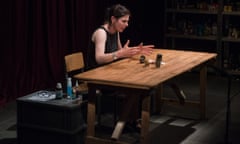 ‘We became obsessive about our casting’ … Claire Marshall performs tabletop Shakespeare.