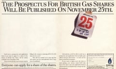 1980s UK British Gas Magazine Advert<br>EXRDP1 1980s UK British Gas Magazine Advert lr1