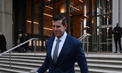 Ben Roberts-Smith leaves the federal court of Australia in Sydney on Monday 18 July