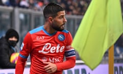 Lorenzo Insigne in action for Napoli