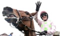 2017 Cheltenham Festival, Prestbury Park, Cheltenham, England - 16 Mar 2017Mandatory Credit: Photo by Dan Sheridan/INPHO/REX/Shutterstock (8521832do) Trull House Stud Mares' Novices' Hurdle. Ruby Walsh onboard Let's Dance celebrates winning the race, his fourth win of the day 2017 Cheltenham Festival, Prestbury Park, Cheltenham, England - 16 Mar 2017