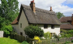 George Orwell's former home in Wallington, Hertfordshire, where he planted roses in 1936.