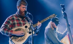 Rootsy and muscular … Oliver Anthony at Barrowlands, Glasgow.