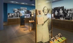 ‘The effect is powerful’ … glass pillars tell individuals’ stories in the IWM London’s new Holocaust Galleries.