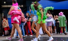 Fans arrive at the Harry Styles Love On Tour 2022 concert at Madison Square Garden in New York.