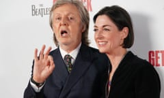 Sir Paul McCartney and his daughter Mary McCartney.