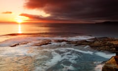 Midsummer sunset from Birsay, Orkney.