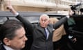 Former U.S. President Trump advisor Roger Stone leaves following his deposition before the House Select Committee, in Washington<br>Former U.S. President Donald Trump campaign advisor Roger Stone gestures as he leaves the O'Neill House Office Building, following his deposition before the House Select Committee investigating the January 6 attack on the U.S. Capitol, in Washington, U.S., December 17, 2021. REUTERS/Ken Cedeno