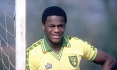 Footballer Justin Fashanu in 1981.