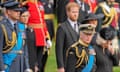 William and Harry follow Charles and Camilla at the queen’s funeral in September 2022