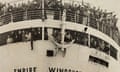 The Empire Windrush arriving from Jamaica, 1948