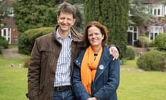 Monique Hawkins, pictured with her husband Robert