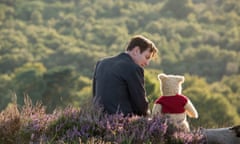 Ewan McGregor and Winnie-the-Pooh in Christopher Robin