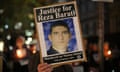 Reza Barati placard at a protest